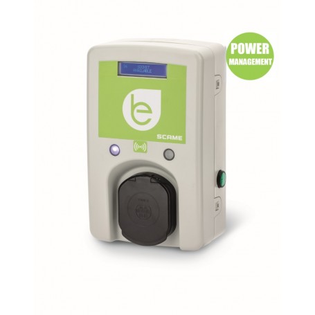 Wallbox  Scame Smart 32A Tipo 2  Monofásico Sin Cable, con accesorios y gestion de la potencia - 204.WB11RS-T232