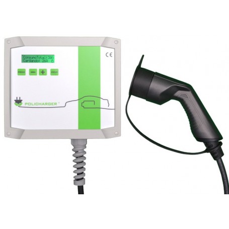 Cargador de Pared Policharger Tipo 2 32 A Trifásico