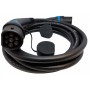 Cable para Coche Eléctrico e Hibridó Enchufable de OFERTA¡¡¡ Tipo 2 a Tipo 2 Mennekes de 16 A monofásico de 5 metros (IEC 62196)