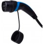 Cable para Coche Eléctrico e Hibridó Enchufable de OFERTA¡¡¡ Tipo 2 a Tipo 2 Mennekes de 16 A monofásico de 5 metros (IEC 62196)