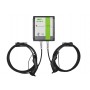 Cargador Wallbox Policharger 32A Tipo 2 monofásico dos mangueras CON CABLE Y ESPACIO PARA LAS PROTECCIONES (PRO-DBLT2)