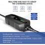 Cargador Portátil para coche eléctrico regulable con pantalla y con conector Tipo 2.