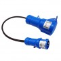 Adaptador de Toma CEE CETAC (F+N) 16A a CEE CETAC (F+N) 32A