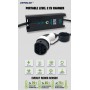 Cargador Portátil Tipo 2 de hasta 7.36 kW monofásico Schuko 240v. regulable (8, 10, 16 A).
